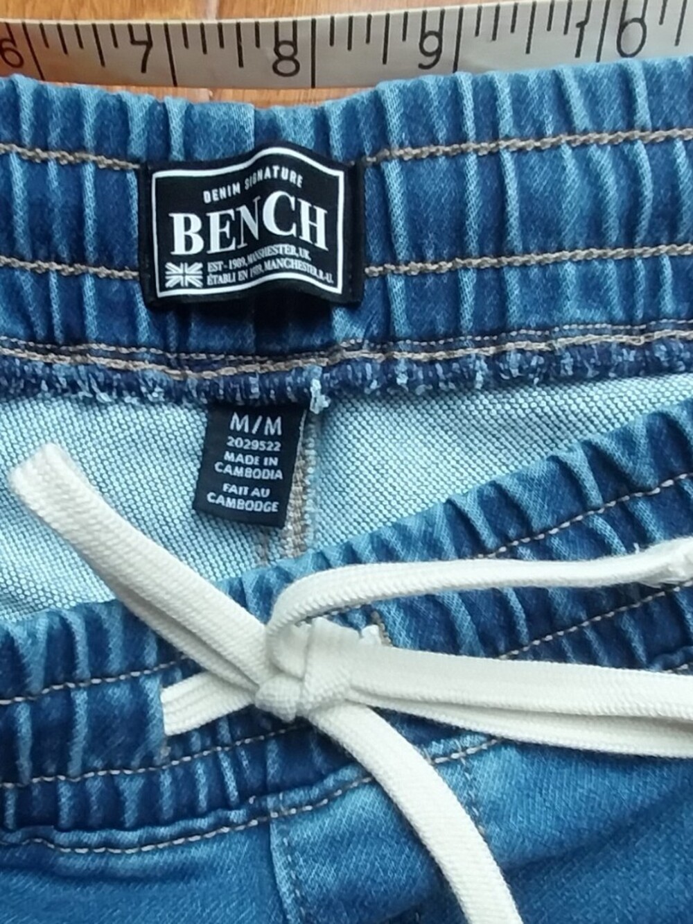 Nwt Blue Drawstring Jeans - Picture 3 of 8